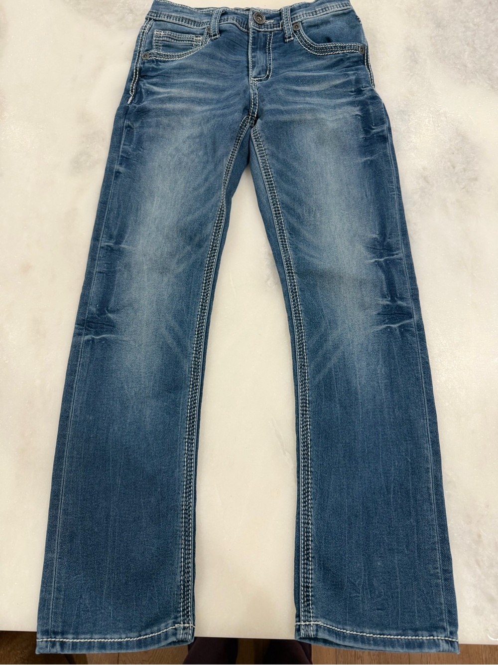 BKE Jake Straight Jr Boys Jeans Size 10 Regular Soft Stretch Like New